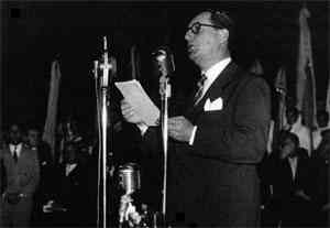 Perón clausura el Primer Congreso Nacional de Filosofía 1949