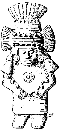 El dios menor Chalchiuhtlicue